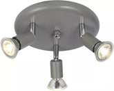 Modern GU10 Spotlight with 3 x 5W LED Bulbs UK